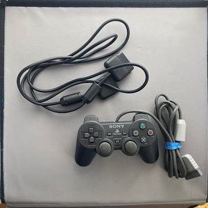 Sony PlayStation Game analog controller, SCPH-1200 w/ additional extension cord